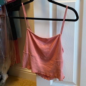 Brandy Melville pink Alani tank